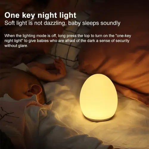 Penguin Egg Lamp Baby – Soft Night Light with RGB, Timer & Touch Control - ledoons