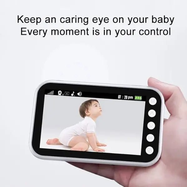 Baby Monitor PTZ - 360° Panoramic View - Wide - Angle Camera & Night Vision - ledoons