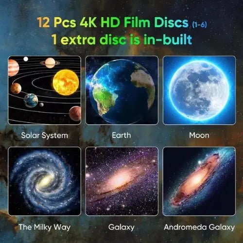 Saturn Orion Galaxy - HD Nebula & Falling Stars Show - ledoons
