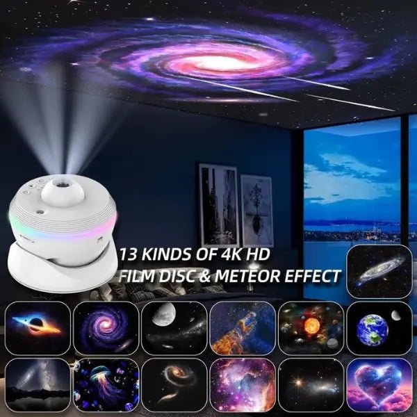 Galaxy Star Projector 4K HD - Immersive Night SKY Experience - ledoons