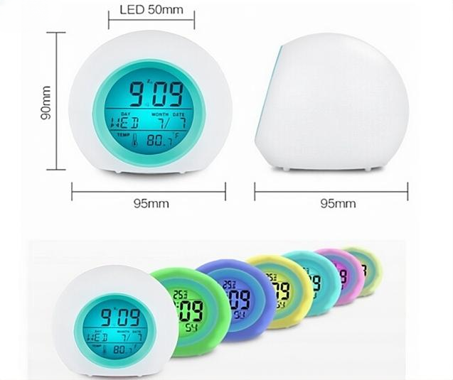 LED Digital Alarm Clock for Kids – Multi-Function Night Light Clock