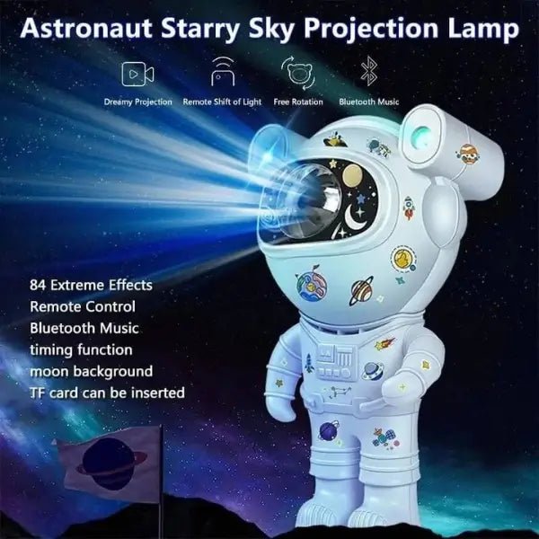 Customizable Astronaut Galaxy Projector – Lamp for Kids - ledoons