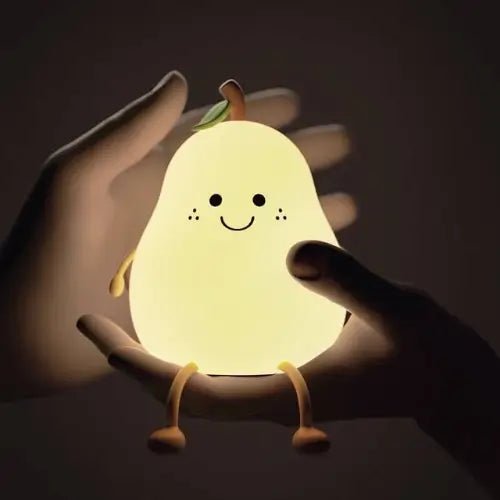 Pear - Shaped Baby Night Light - Soft Silicone LED for Kids & Nursery - ledoons