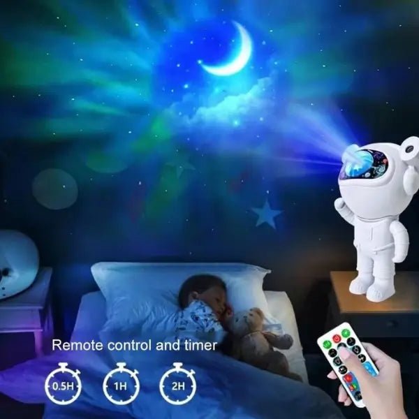 Customizable Astronaut Galaxy Projector – Lamp for Kids - ledoons