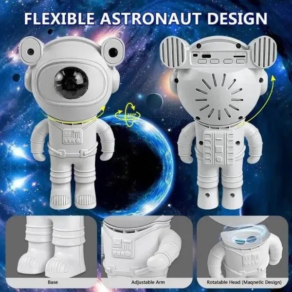 Customizable Astronaut Galaxy Projector – Lamp for Kids - ledoons