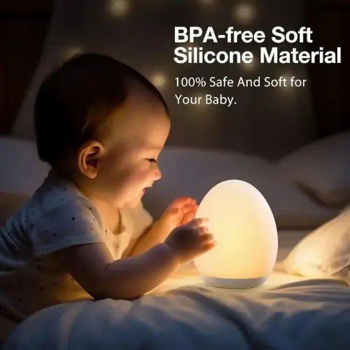 Penguin Egg Lamp Baby – Soft Night Light with RGB, Timer & Touch Control - ledoons