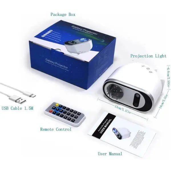 AuroraBoreal Galaxy Star Projector for Magical Nights - ledoons