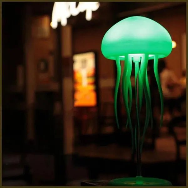 Minimalist Jellyfish Lamp - Elegant LED Light for Des or Bedroom - ledoons
