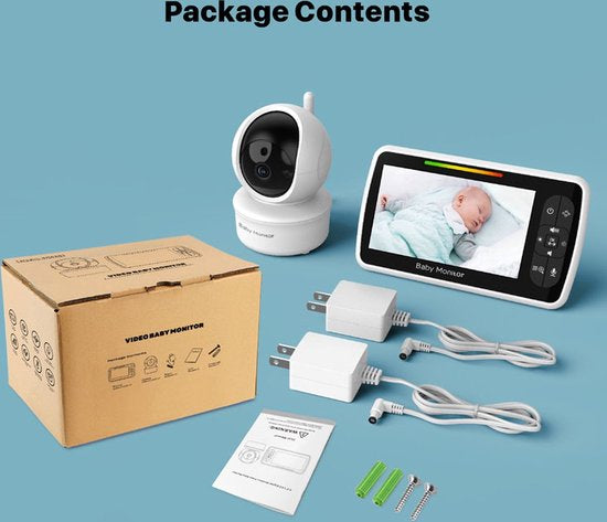 Baby Monitor PTZ - Secure & Private - No WiFi, Long Range & 24h Battery