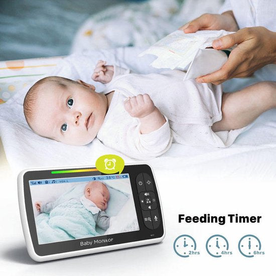 Baby Monitor PTZ - Secure & Private - No WiFi, Long Range & 24h Battery