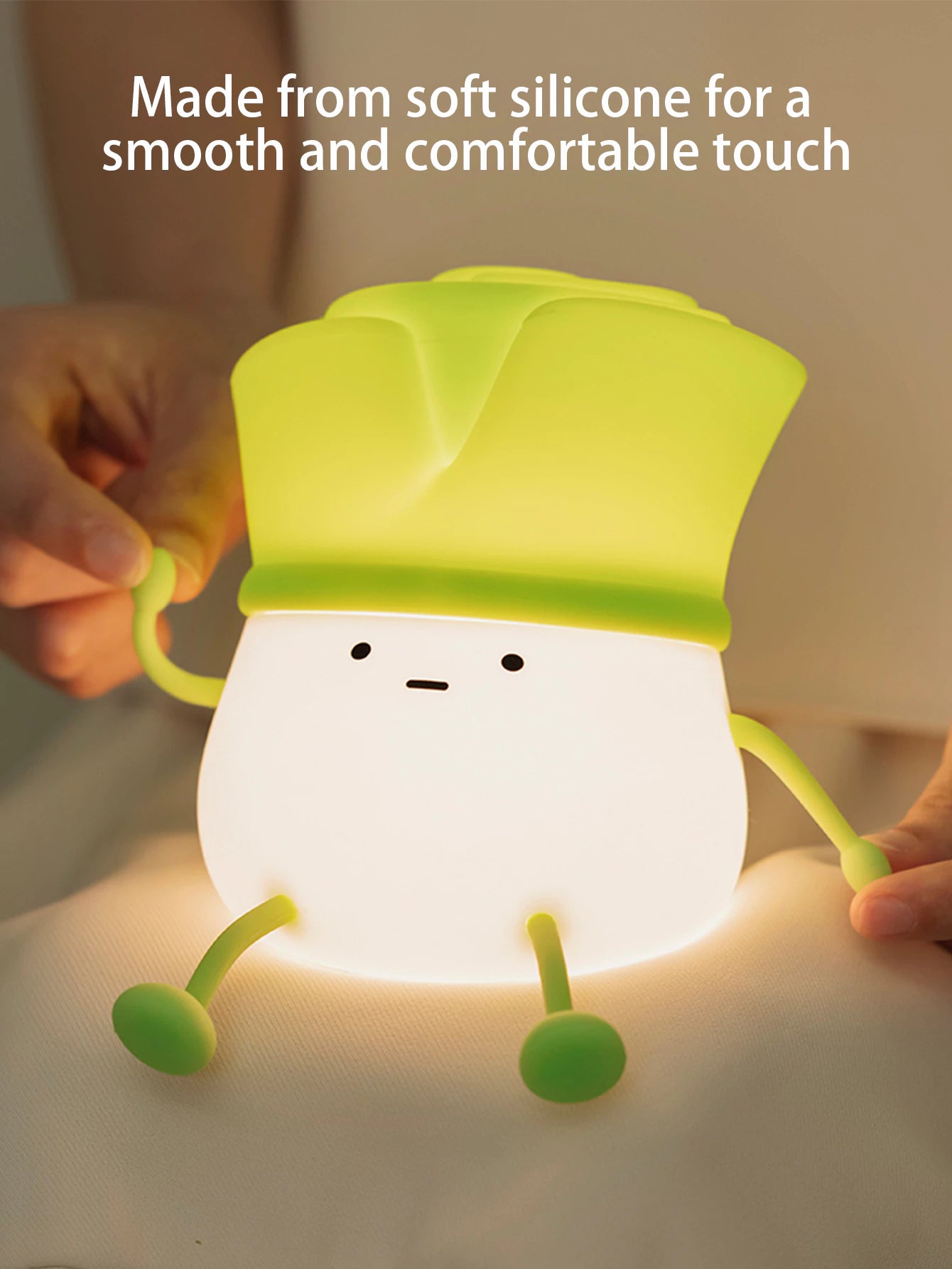 Cute Silicone Leek - Nursery Night Light