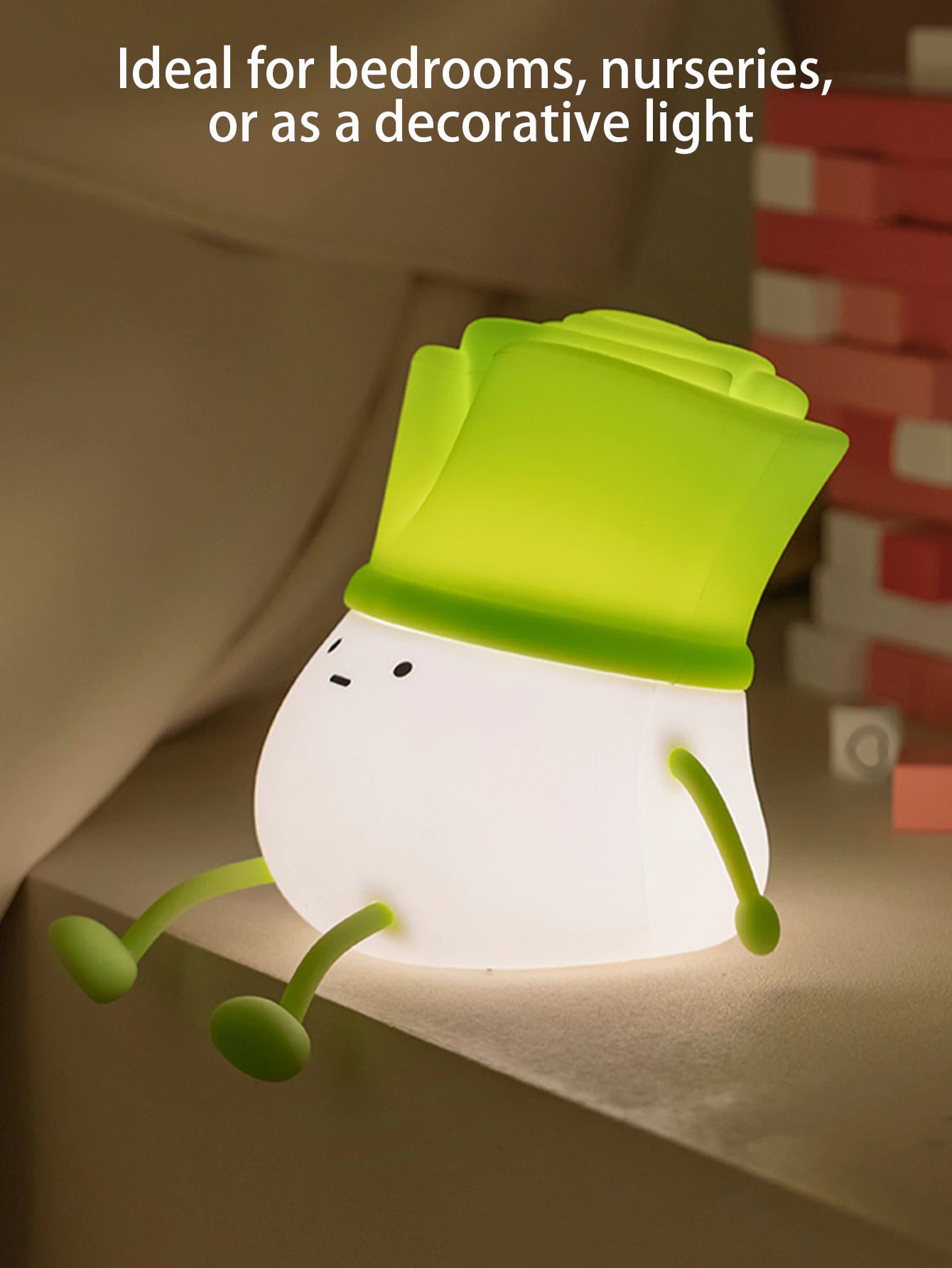 Cute Silicone Leek - Nursery Night Light